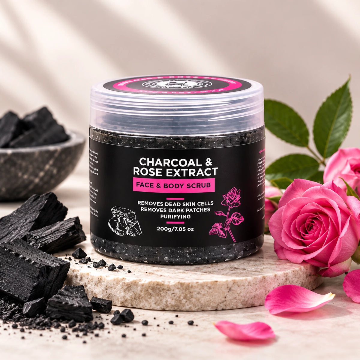Charcoal Face Scrub – 140g