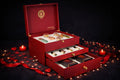Red Luxurious Box – 3 Drawers