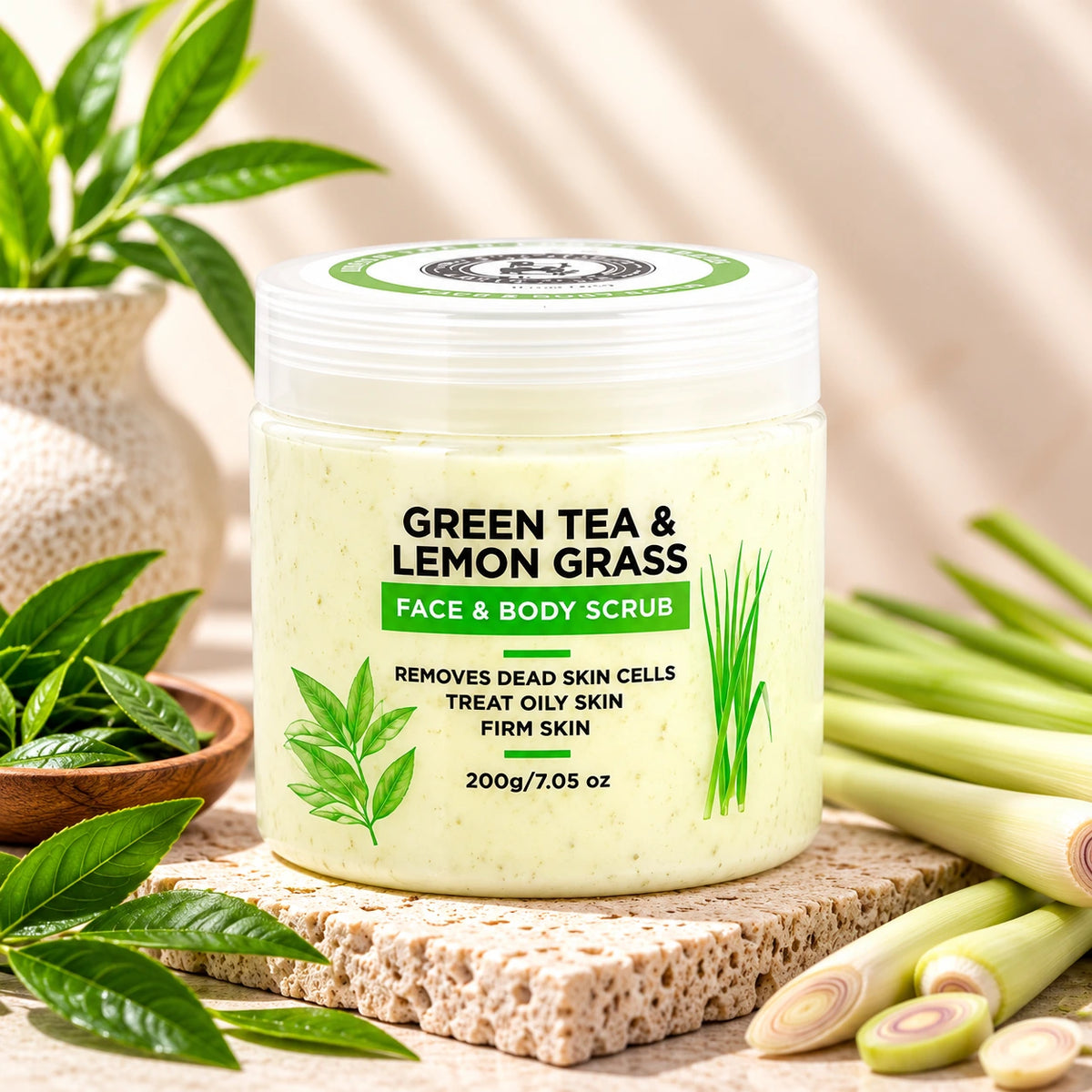 Green Tea Body Scrub – 140g
