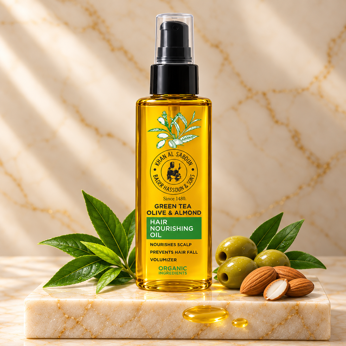 Green Tea Hair Nourishing Oil – 100ml