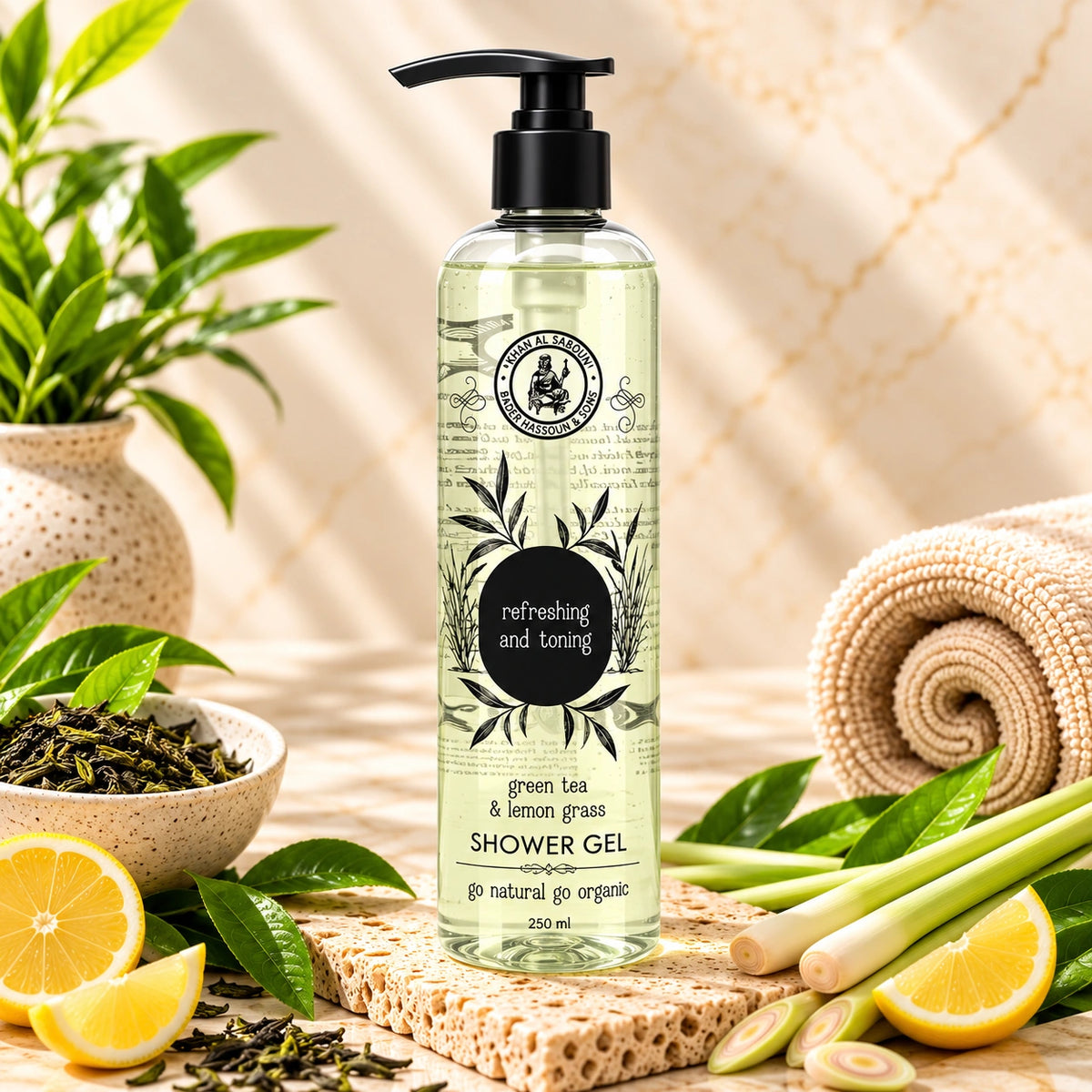 Green Tea & Lemon Grass Shower Gel – 250 ml