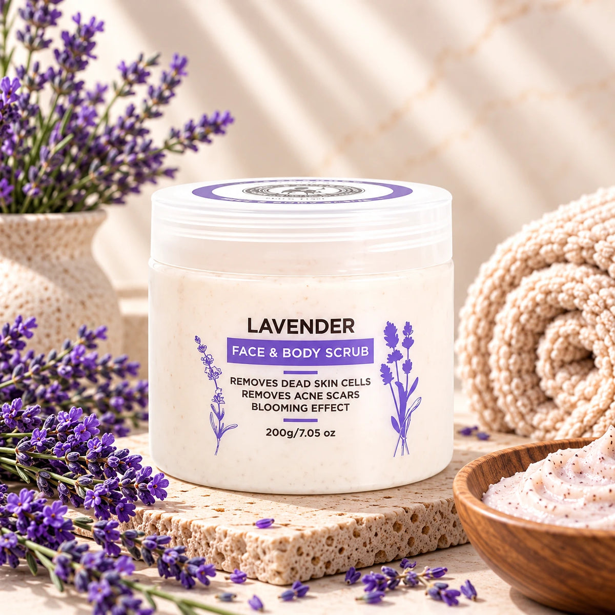 Lavender Body Scrub – 140g