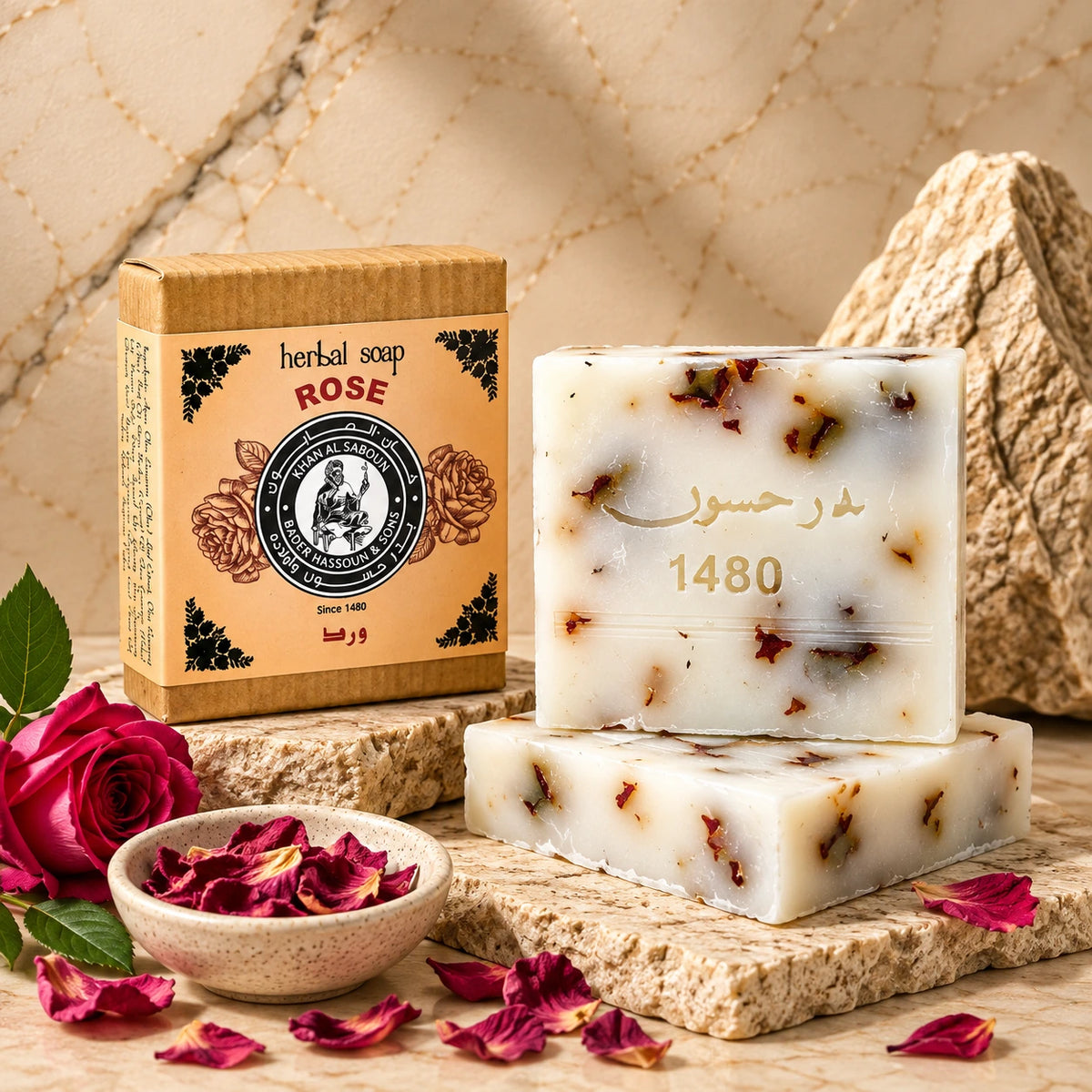 Herbal Soap – Rose – 80g
