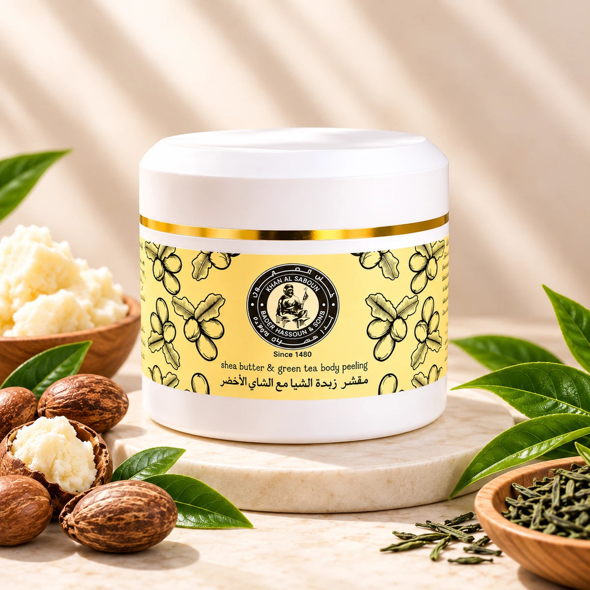 Shea Butter with Green Tea Scrub – 150g